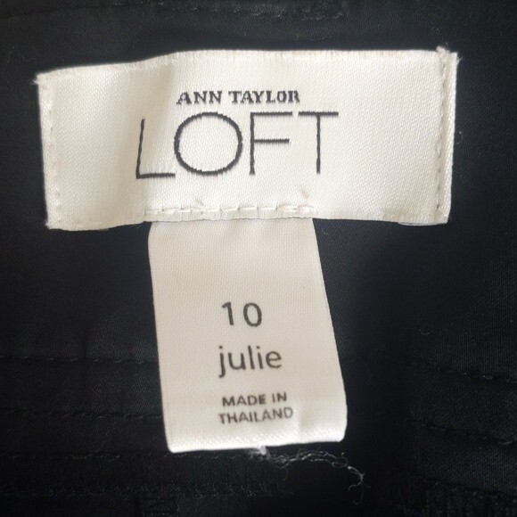 Ann Taylor LOFT black fitted pantsuit (Julie trousers) EUC - size 10 - Picture 8 of 10